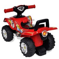 Loopquad met licht en geluid rood 2
