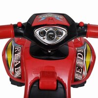 Loopquad met licht en geluid rood 6