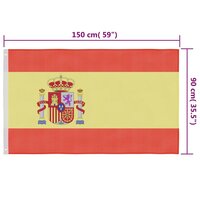 Vlag Spanje 90x150 cm 5