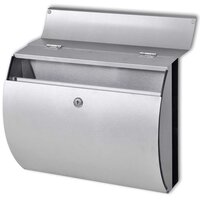 Dubbele brievenbus op RVS standaard 3