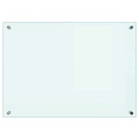 Spatscherm keuken 70x50 cm gehard glas melkwit 2