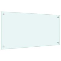 Spatscherm keuken 80x40 cm gehard glas melkwit 5