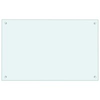 Spatscherm keuken 80x50 cm gehard glas melkwit 2