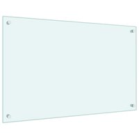 Spatscherm keuken 80x50 cm gehard glas melkwit 5