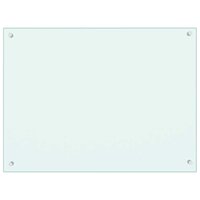 Spatscherm keuken 80x60 cm gehard glas melkwit 2