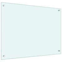 Spatscherm keuken 80x60 cm gehard glas melkwit 5