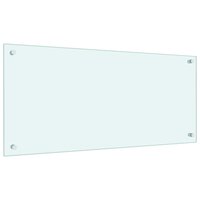 Spatscherm keuken 90x40 cm gehard glas melkwit 5