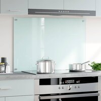 Spatscherm keuken 90x60 cm gehard glas melkwit 3