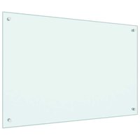 Spatscherm keuken 90x60 cm gehard glas melkwit 5