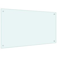Spatscherm keuken 100x60 cm gehard glas melkwit 5