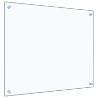 Spatscherm keuken 70x60 cm gehard glas transparant 5