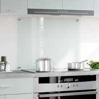 Spatscherm keuken 80x60 cm gehard glas transparant 3