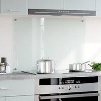 Spatscherm keuken 90x60 cm gehard glas transparant 3