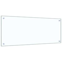 Spatscherm keuken 100x40 cm gehard glas transparant 5