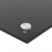Spatscherm keuken 70x50 cm gehard glas zwart 9