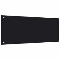  Spatscherm keuken 100x40 cm gehard glas zwart 5