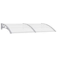 Deurluifel 200x75 cm PC grijs en transparant 2