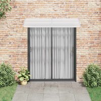 Deurluifel 200x75 cm PC grijs en transparant 3