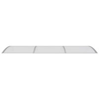 Deurluifel 300x100 cm polycarbonaat grijs 4