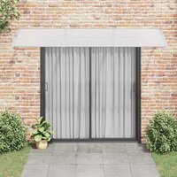Deurluifel 300x75 cm polycarbonaat grijs 3