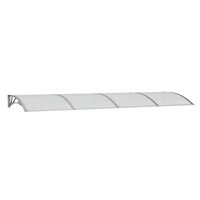 Deurluifel Grijs 350x100 cm Polycarbonaat 2