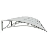 Deurluifel Grijs 400x100 cm Polycarbonaat 5