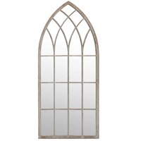 Spiegel 70x30 cm ijzer zandkleurig 2