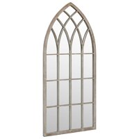 Spiegel 70x30 cm ijzer zandkleurig 3
