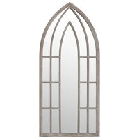 Spiegel 70x30 cm ijzer zandkleurig 2