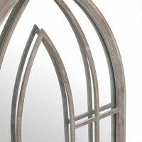 Spiegel 70x30 cm ijzer zandkleurig 5