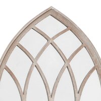 Spiegel 100x45 cm ijzer zandkleurig 5