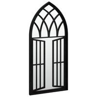 Spiegel 100x45 cm ijzer zwart 3