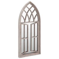 Spiegel 70x30 cm ijzer zandkleurig 3