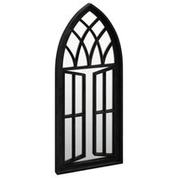 Spiegel 70x30 cm ijzer zwart 3
