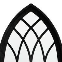 Spiegel 70x30 cm ijzer zwart 5