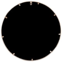 Spiegel rond 60x3 cm ijzer zandkleurig 4