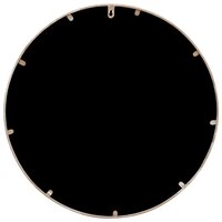Spiegel rond 60x2,5 cm ijzer zandkleurig 4