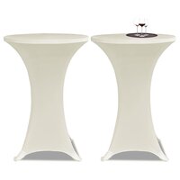 Statafelhoes 4 st stretch &Oslash;80 cm cr&egrave;me 2