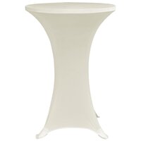 Statafelhoes 4 st stretch &Oslash;80 cm cr&egrave;me 4
