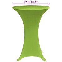 Tafelhoes stretch 4 st 70 cm groen 6