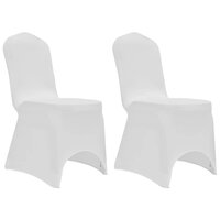 Stoelhoezen stretch 12 st wit 3