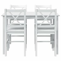 5-delige Eethoek wit   5