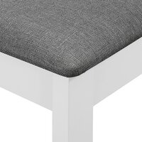 3-delige Eethoek MDF wit 12