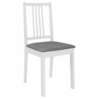 5-delige Eethoek MDF wit 8