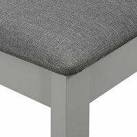 3-delige Eethoek MDF grijs 12