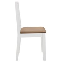 5-delige Eethoek MDF wit 7