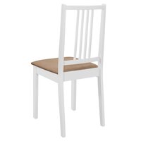5-delige Eethoek MDF wit 8
