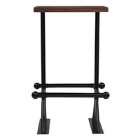 3-delige Barset massief gerecycled hout 3