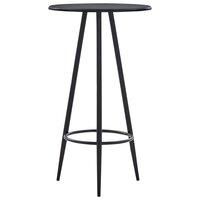 3-delige Barset kunststof zwart 2