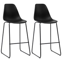 3-delige Barset kunststof zwart 5